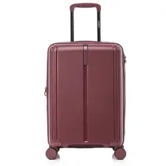 DUKAP Airley Lightweight Hardside Carry On Spinner Suitcase - Wine
