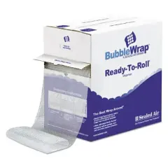 Sealed Air Bubble Wrap Cushioning Material in Dispenser Box, 0.19" Thick, 12" x 175 ft