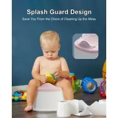 BabyBond 3 in 1 Potty Training Toilet & Training Seat & Sturdy Step Stool,Pink