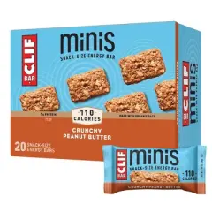 CLIF Bar Crunchy Peanut Butter Energy Bar Minis - 20ct