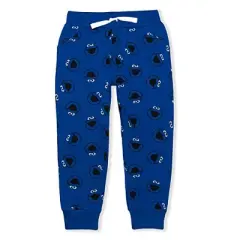 Sesame Street Boy's 2-Pack Allover Print Long Sleeve Shirt and Jogger Pant Set for toddler