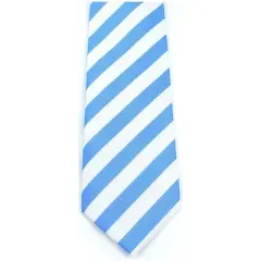 Men's 3.25 W And 58 L Inch With 0.75 Inch Stripe Width College Stripe Woven Necktie