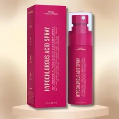 Base Laboratories Hypochlorous Acid Spray (2 oz) | Travel Mini Size | Facial Toner, Skin Cleansing for Acne, Eczema & Flare-Up | Tattoo Aftercare