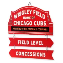 MLB Chicago Cubs Baseball Field Metal Panel