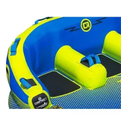 O'Brien Watersports Kickback Inflatable 2 Person Towable Boat Tube Raft