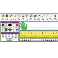 North Star Teacher Resources Modern Manuscript Primary Desk Plates, 19" x 5", Pack of 36