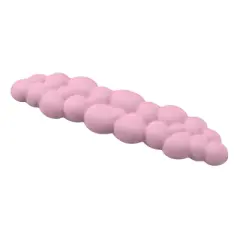 Gems Cloud Keyboard Wrist Rest - Pink: Foam Non-Skid Base, 16.89"x4.31"x0.94"