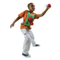 Diggin Dodge Tag Game Set with Target Vest and Foam Balls - 8 Pieces