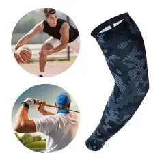 Unique Bargains Breathable Elbow Pads Elbow Protection Brace Tightening Black White for Sports 1 Pcs