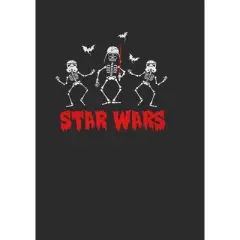 Women's Star Wars Halloween Vader Skeletons T-Shirt