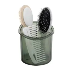 Thinkspace 3 Compartment Tall Holder Ribbed Green