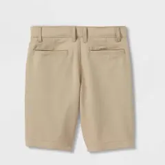 Boys' Uniform Chino Shorts - Cat & Jack&trade; Khaki 18 Husky