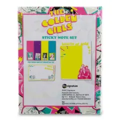 Silver Buffalo The Golden Girls Retro Fashion Pattern Sticky Note and Tab Box Set