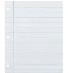 Ecology Recycled Filler Paper, 8-1/2 x 11 Inches, Wide Ruled, 500 Sheets