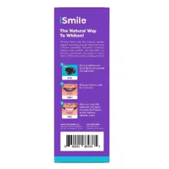 iSmile Activated Charcoal Natural Teeth Whitening Powder with Bamboo Toothbrush