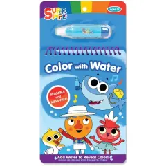 Super Simple Color with Water - (Super Simple Kids Coloring Books) by  Super Simple & Dover Publications (Hardcover)