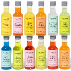 Thoughtfully Cocktails, Skinny Cocktail Mixer Set, Vegan and Vegetarian, Flavors Include Margarita, Moscow and More, Set of 12 (Contains NO Alcohol)