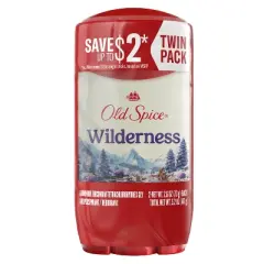 Old Spice Men's Antiperspirant & Deodorant Wilderness with Lavender - 2.6oz/2pk