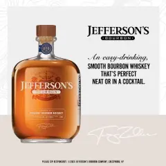 Jefferson's Bourbon Whiskey - 750ml Bottle