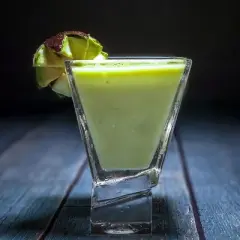 JoyJolt Carre Collection Cocktail Glasses - Set of 2 Square Heavy Base Martini Glass Set - 8-Ounce