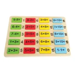 Small Foot Wooden Math Number Tiles Educational Toy