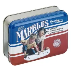 Channel Craft Old-Fashioned Shooting Marble Game in Classic Tin