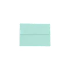 LUX A4 Invitation Envelopes (4 1/4 x 6 1/4) 50/Box Seafoam (LUX-4872-113-50)