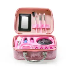 Contixo Unicorn Kids Makeup Set Glittery Fun with Brushes, Polish & Pretend Glam!