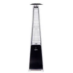 Garden Comfort 40000 BTU Portable Outdoor Flame Patio Heater Hammered Black