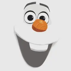 Men's Frozen Olaf Face T-Shirt