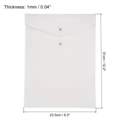 Unique Bargains Paper Office Travel Letter Organizer String File Folders