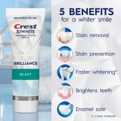 Crest 3D White Brilliance Blast Toothpaste - 4.6oz