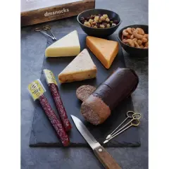 Deluxe Delicatessen Box &ndash; Gourmet Meats, Cheeses & Nuts Gift Set