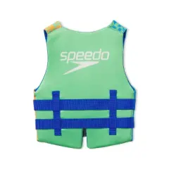 Speedo Junior Life Jacket Vest - Blue/Orange: Youth Polyethylene Safety Gear, 50-90 lbs