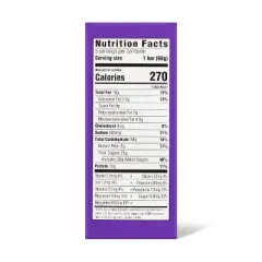 Energy Bar Peanut Butter Chocolate Chip with Chocolate Drizzle - 5ct - Good & Gather&trade;