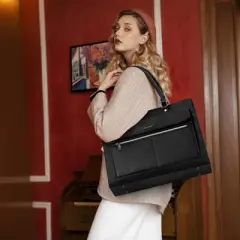 Laptop Bag for Women 15 Inch Laptop Tote Bag Business Office Work Bags Professional Briefcase