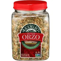 Riceselect Orzo Tri Color - Pack of 4 - 26.5 oz