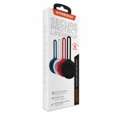 HyperGear AirCover Silicone Loop for AirTag 4 Pack Multi-Color