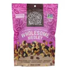 Second Nature Wholesome Nut Medley - Case of 6/14 oz