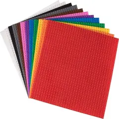 Strictly Briks Classic Baseplates, For Building Bricks, Bases for Tables, Mats, and More, 100% Compatible with All Major Brands