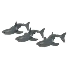 Swimline 3ct Shark Frenzy Swimming Pool Dive Toy Game 7" - Gray/White