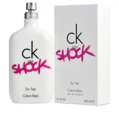 Ck One Shock By Calvin Klein Passion Flower, Poppy, Dark Cocoa, Amber And Patchouli. Women Edt Spray 6.7 Oz 1994 Daytime 6.7 Oz Fragrance