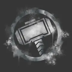 Boy's Marvel Avengers: Endgame Smudged Thor T-Shirt