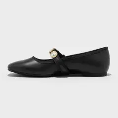 Women's Rebecca Embellished Strap Mary Jane Flats with Memory Foam Insole - A New Day&trade;