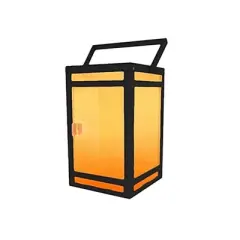 8" LED Solar Portable Outdoor Lantern with Flame - Techko Maid