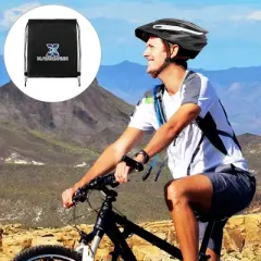 Unique Bargains Adult Moutain Bike Helmet Road Cycling Helmet with 2 Detachable Visors Rear Light 1 Pc