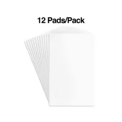 MyOfficeInnovations Message Pads 5" x 8" Unruled White 100 Sh./Pad 12 Pads/PK 163451