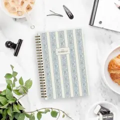 Morris & Co. by Blue Sky 5"x8" 2026&nbsp;Weekly/Monthly Wirebound Planner Hardcover Fruit Stripe Slate