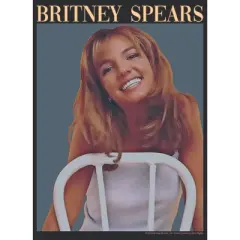 Women's Britney Spears Faded Smile Poster Racerback Tank Top