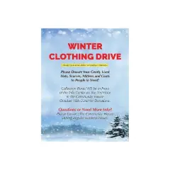 Great Papers! Beautiful Winter Holiday Letterhead 8.5" x 11" Blue 80/Pack (2015100)